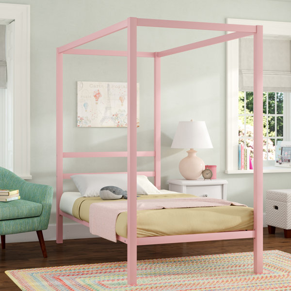 Pink Canopy Bed Wayfair